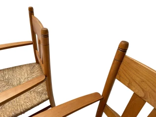 Two Art Nouveau Brabant Club Chairs or Easy Chairs by Willem Penaat, 1900s